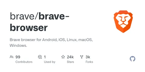 GitHub - brave/brave-browser: Brave browser for Android, iOS, Linux, macOS, Windows.